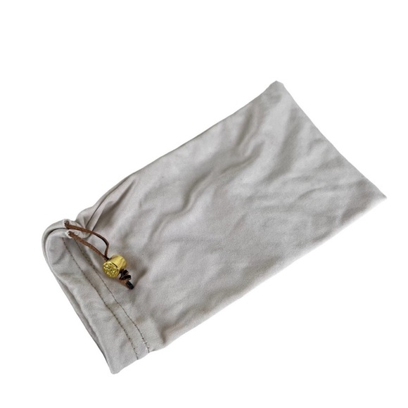 EUC Tory Burch Dust Cover and Eyeglasses Case BURNT ORANGE - Picture 2 of 6